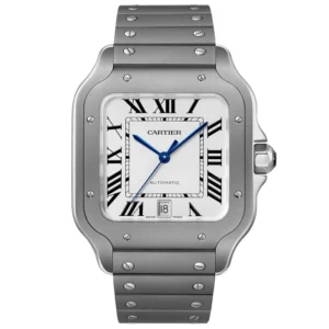 CARTIER TITANIUM WHITE DIAL "SANTOS DE CARTIER"